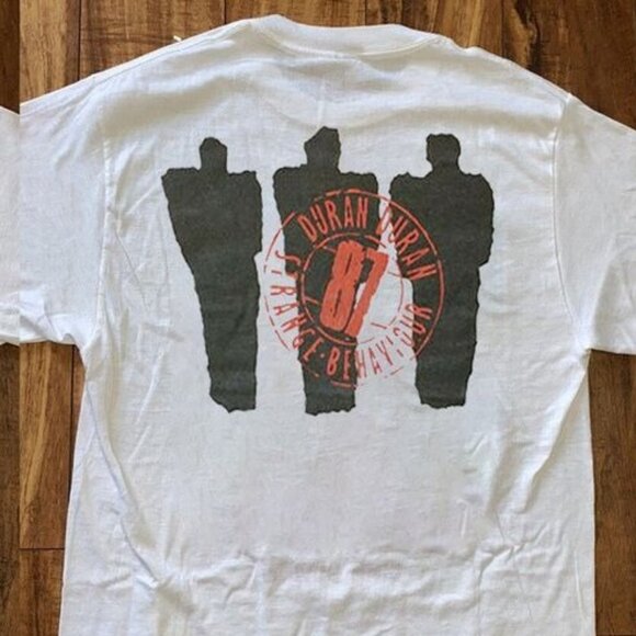 Duran Duran Strange Behaviour 1987 Concert Tour Rock Band Graphic Fan T-Shirt 90 - Picture 3 of 6